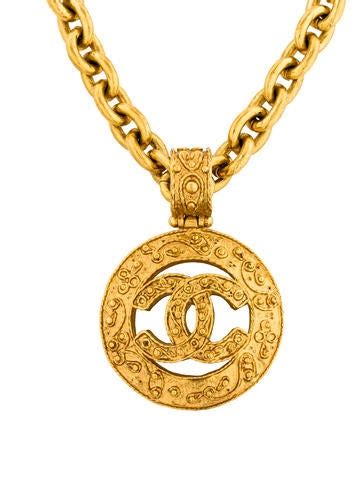 chanel circle necklace|authentic Chanel necklaces.